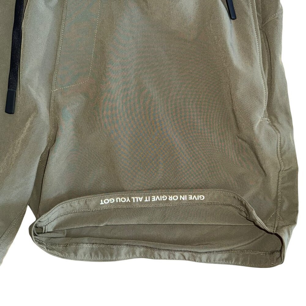 Rhône Base Training Shorts Men Medium Olive Unlined 6” Performance Athletic - Picture 5 of 5